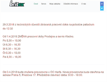 Tablet Screenshot of britex.cz