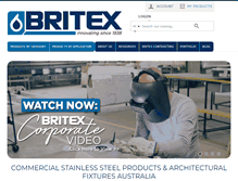 Tablet Screenshot of britex.com.au